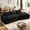 Black|133 in, variant on Aukfa 112" Cloud Sectional Sofa Oversized Modular Boneless Couch Reversible L-Shaped Couch for Living Room, Chenille, Beige