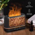 thumbnail image 3 of Earnest Living Essential Oil Diffuser Classic Flame Diffuser 200ml Timers Night Lights and Auto Off Function Home Office Humidifier Aromatherapy Diffusers for Essential Oils Black, 3 of 8