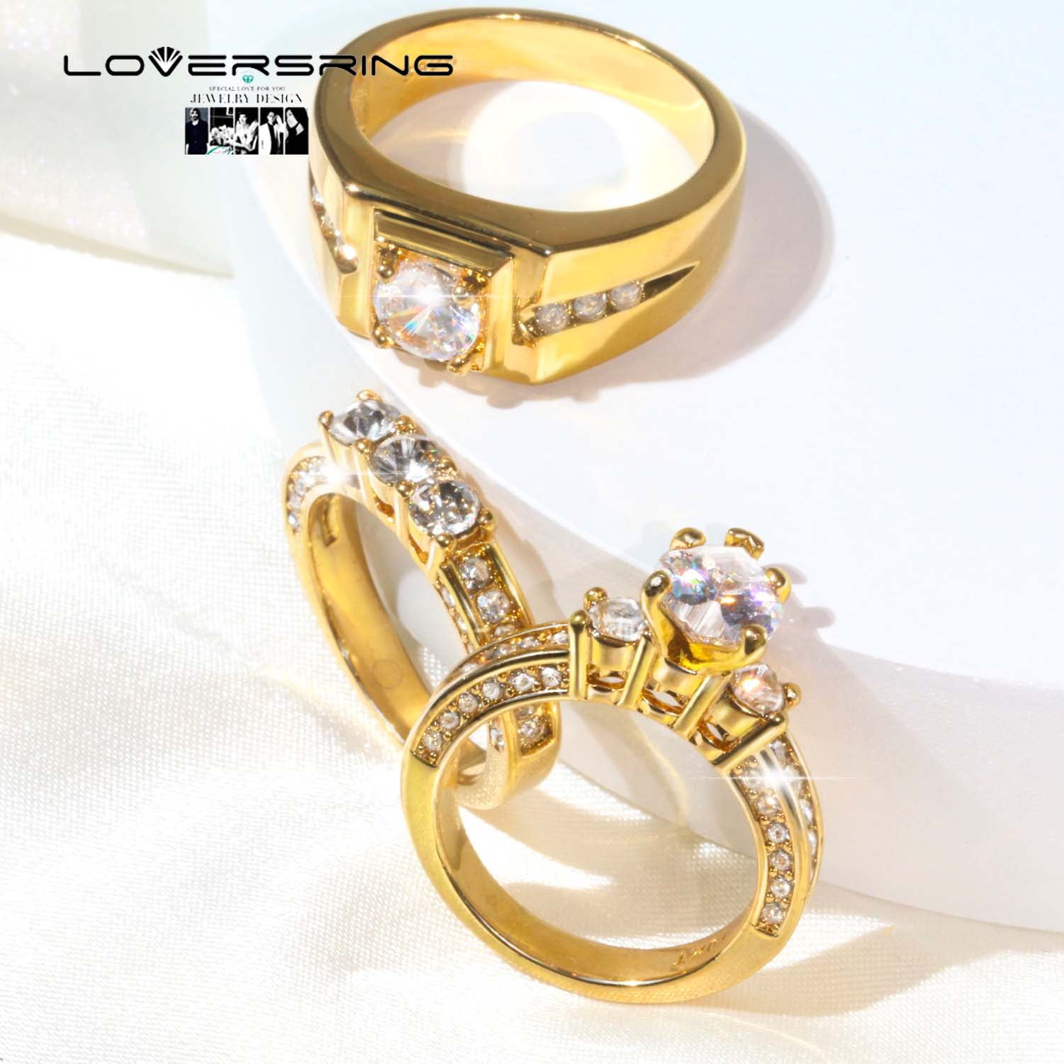 Pin by MALDONADO NANCY CAROLINA DOCEN on Rings | Couple ring design, Gold  ring designs, Couple rings gold