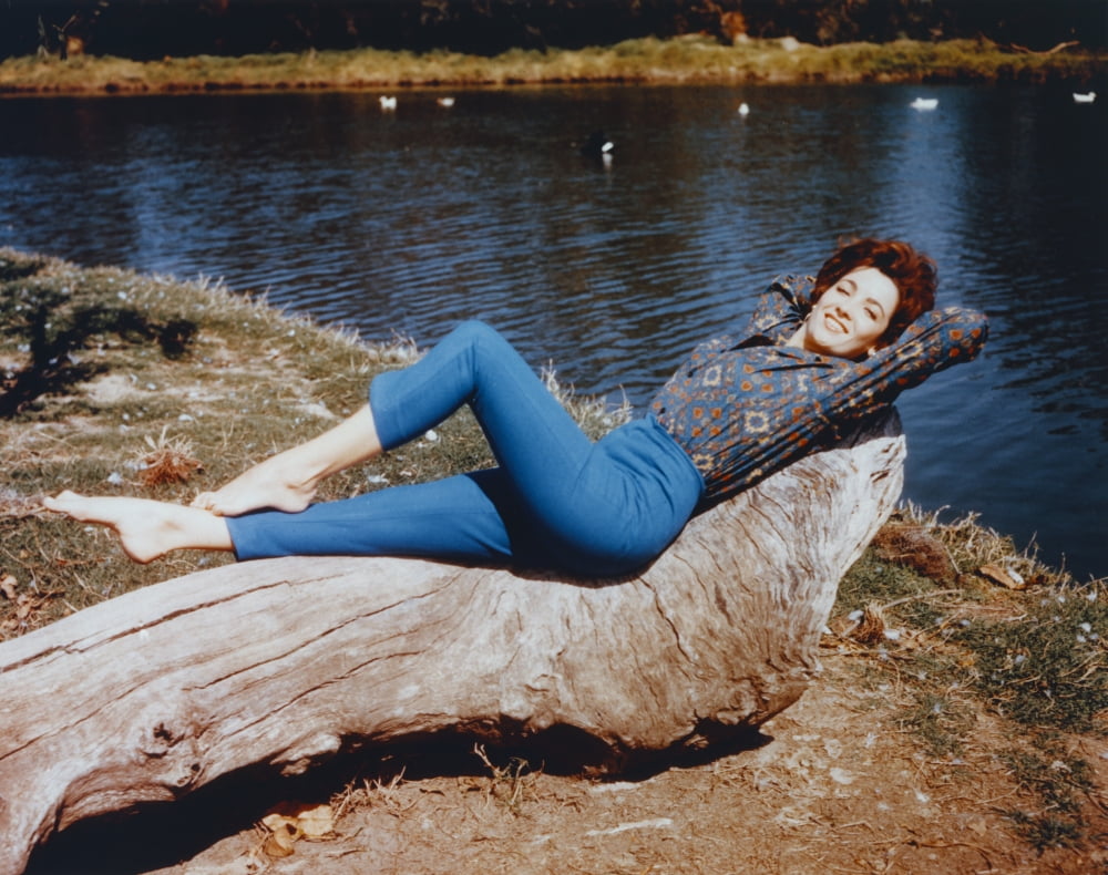 Linda Cristal Lying in Classic Photo Print (30 x 24) - Walmart.com.