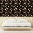 thumbnail image 3 of Ambesonne Floral Peel & Stick Wallpaper for Home, Starry Sky Butterflies Print, 13"x72", Coral Paprika Mustard, 3 of 5
