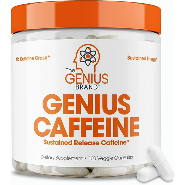 Caffeine Pills Sustained Energy and Focus Supplements with Zero Crash, Natural Weight Loss