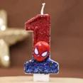 thumbnail image 4 of Disney Spider-Man Original Fun Figure Candle Cute Cartoon Pattern 0-9 Party Birthday Candle Cake Decoration Party Gift, 4 of 6