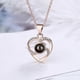 thumbnail image 4 of Forever Rose With I Love You Heart Necklace 100 Languages Projection, Birthday Gifts For Girlfriend Wife Mom Grandma, Eternal Rose Flower With Jewelry, 4 of 5