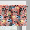 thumbnail image 5 of Ambesonne Animal Valance & Curtain, Modern Art, 55"x30", Multicolor, 5 of 6