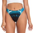 thumbnail image 1 of Fotbe Open-Mouthed Shark Tanga Sin Costuras para Mujer con Estampado – Panties Invisibles, Transpirables y Cómodos para Uso Diario-4X-Large, 1 of 6