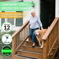 thumbnail image 6 of 12 Pack Anti-Slip Traction Tread PVC Tape and Send Rollers, with Glow in The Dark 4"X30" High-friction waterproof , High Traction Friction Abrasive Adhesive for Outdoor, 6 of 10