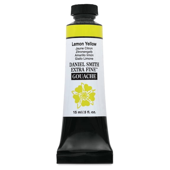 Daniel Smith Extra Fine Gouache - Lemon Yellow, 15 ml
