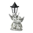 thumbnail image 2 of Luces solares para decoración de estatua de jardín, paisaje creativo, adorno de resina de Ángel, lámpara Hexagonal de jardín para patio, hogar y, 2 of 8