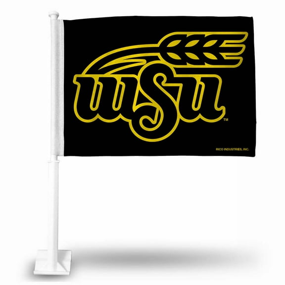 Wichita State Shockers 11X14 Window Mount 2-Sided Car Flag