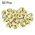 thumbnail image 3 of Uxcell Bells Craft Bells Bulk DIY Bells for Christmas Festival Decoration Party Home Silvery 50pcs Golden 0.79 Inch, 3 of 3