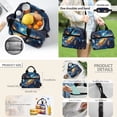 thumbnail image 4 of Jeiento Kids Backpack and Lunch Box Set 4 Piece Elementary School Bookbag with Pencil Case & Bookmark, Galaxy Planet Lightweight Backpack for Back to School Travel, 4 of 7
