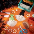 thumbnail image 4 of Dalrosia 6 Set DIY Macrame Christmas Gnomes Santa Claus Kit DIY Macrame Santa Claus for Christmas Tree Decor Christmas Tree Hanging Gnomes Santa Elf Instructions Included Holiday Decor, 4 of 6