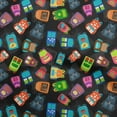 thumbnail image 1 of oneOone Cotton Silk Blue Fabric Halloween Diy Clothing Quilting Fabric Print Fabric By Yard 42 Inch Wide, 1 of 4
