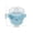 Light Blue, variant on Collapsible Silicone Steamer Pot for Microwave, Foldable Vegetable Steamer with Perforated Tray, Space-Saving Kitchen Cookware with Cool-Touch Handles