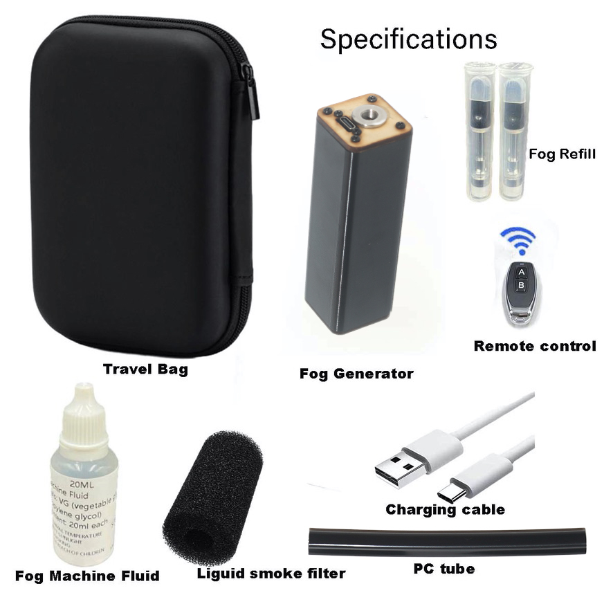 Stagesfogger Mini Smoke Fog Machine Remote Control