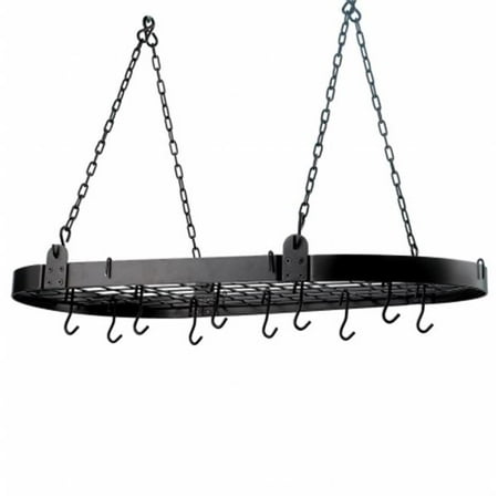 

International Oiled Bronze Oval Potrack With 12 Hooks