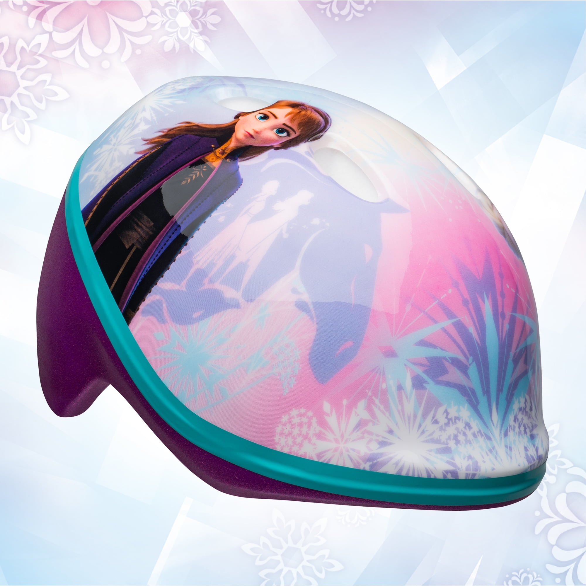 Child 5+ 50-52 cm Details about   Bell Disney Frozen 2-3D Snowflakes Multisport/Bike Helmet 