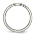 thumbnail image 2 of Titanium 6mm Beveled Edge Ring Man Wedding Classic Flat W/edge  For Dad Mens  For Him, 2 of 10