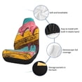 thumbnail image 6 of Cauagu Melting Banana Fantasy Print Car Seat Covers,Universal Automotive Seat Covers Car Seat Protectors Easy to Install Car Cover Car Accessories Auto rucks Van & SUV-1, 6 of 9