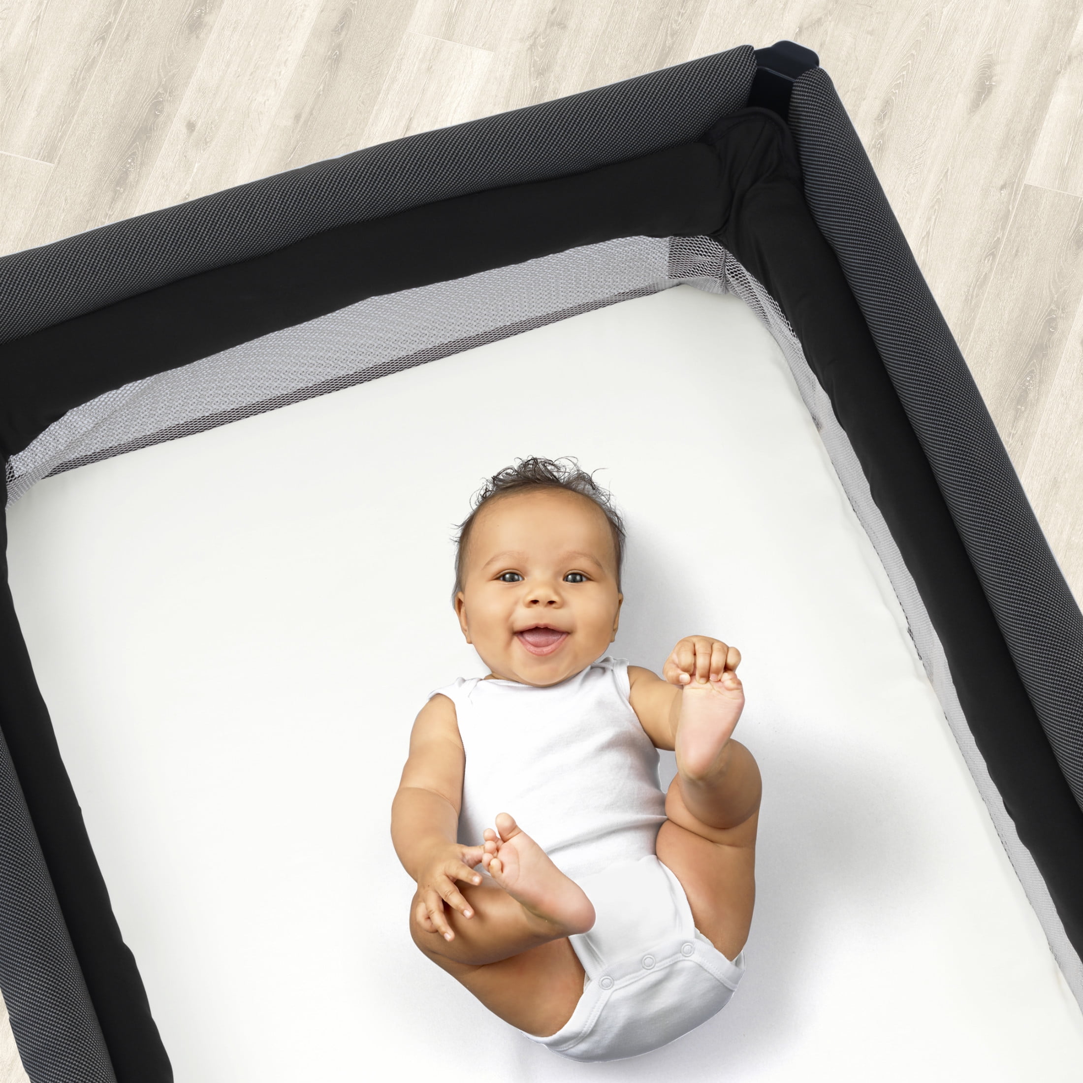 Chicco Lullaby Playard Fitted Sheets, Deep Pockets, Secure Fit - White (White), New