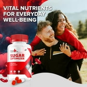 Gluco Health Plus Capsules – GlucoHealth Plus Sugar Optimizer Pills Advanced Supplement, All Natural, GlucoHealthPlus Maximum Strength Formula, Glycogen Support, 5 Pack, 300 Capsules