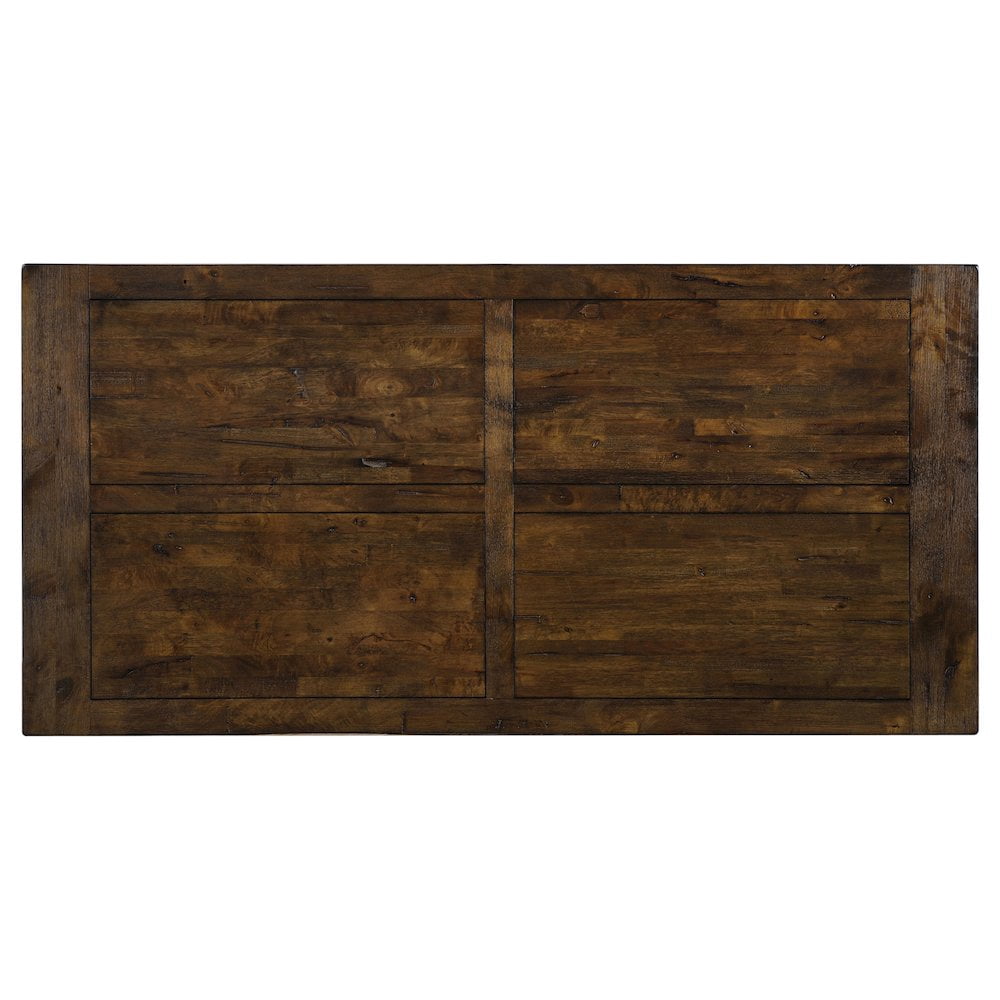 FurniFact Solid Wood Dining Table – Large Rectangular Kitchen Table for Dining