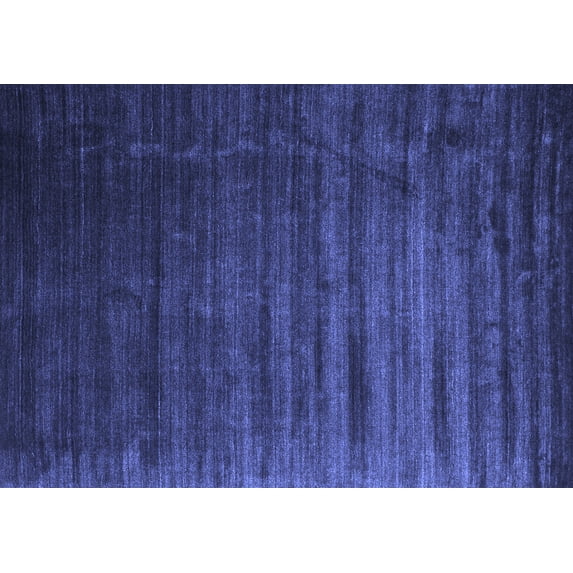Ahgly Company Machine Washable Indoor Rectangle Abstract Blue Contemporary Area Rugs, 4' x 6'