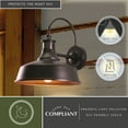 thumbnail image 5 of Dorado Bronze Motion Sensor Dusk to Dawn Farmhouse Barn Dark Sky Outdoor Wall Light, 5 of 12