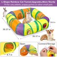 thumbnail image 2 of Set de Juguetes Retro para Gatos con Túneles Interactivos para Gatitos, 2 of 9