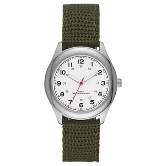 Olivia Pratt Denim Band Big Face and Numbers Men Watch  display picture 2