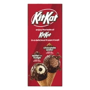 Kit Kat Frozen Dairy Dessert Cones, Wafer with Fudge & Chocolate Wafer, 8 Count