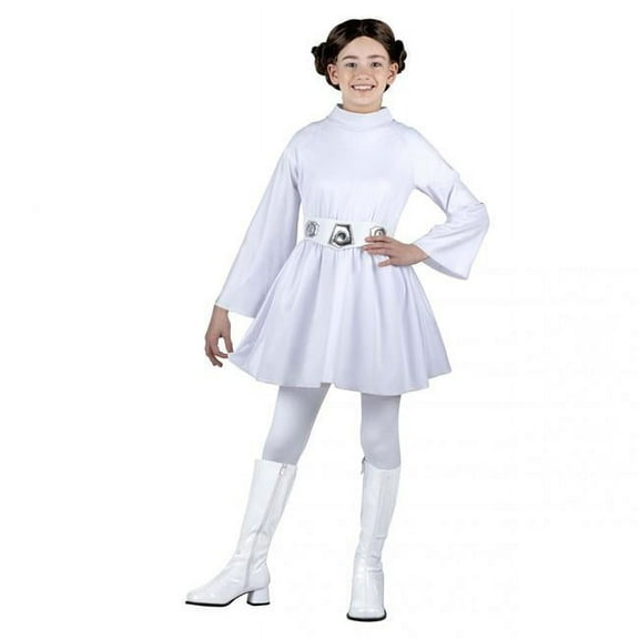 Princess Leia Deluxe Girls Costume, Small