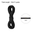 thumbnail image 2 of Uxcell Elastic Cord Heavy Stretch String Rope for Crafting DIY Sewing Hook Straps Camping Tie Down Strap Black 3mm x 10m, 2 of 5