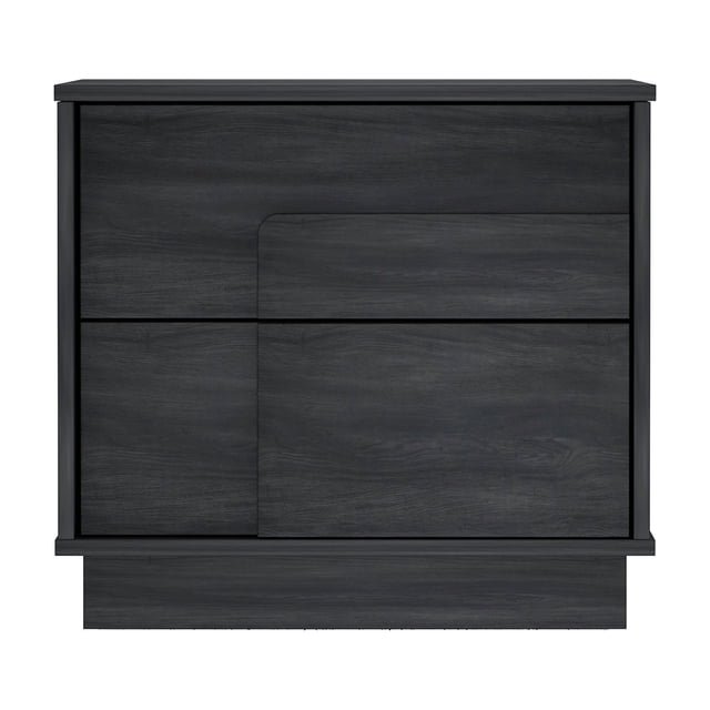 Horizon Nightstand in Charcoal Grey made from Engineered Wood