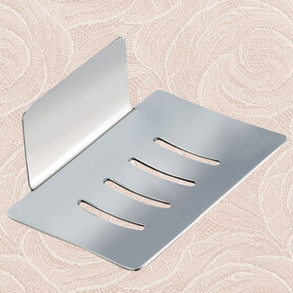 ROSENICE Bathroom Soap Storage Box Wall Hanging Soap Holder Practical Design 1Set 12*3.3in Stainless Steel