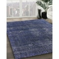 thumbnail image 3 of Ahgly Company Machine Washable Indoor Rectangle Industrial Modern Blue Whale Blue Area Rugs, 6' x 9', 3 of 7