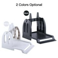 thumbnail image 2 of Yeacher Label Holder for Desktop Thermal Label Printer 2 in 1 Rolls & Fan-Fold Stack Labels Shipping Package Sticker Dispenser Detachable for Delivery Supermarket Retail Store, 2 of 8