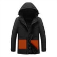thumbnail image 4 of GaThRRgYP Coats for Women Plus Size,Winter Jackets for Men,Outdoor Warm Clothing Heated for Riding Skiing Fishing Charging Via Heated Coat Black XXXXXL, 4 of 9