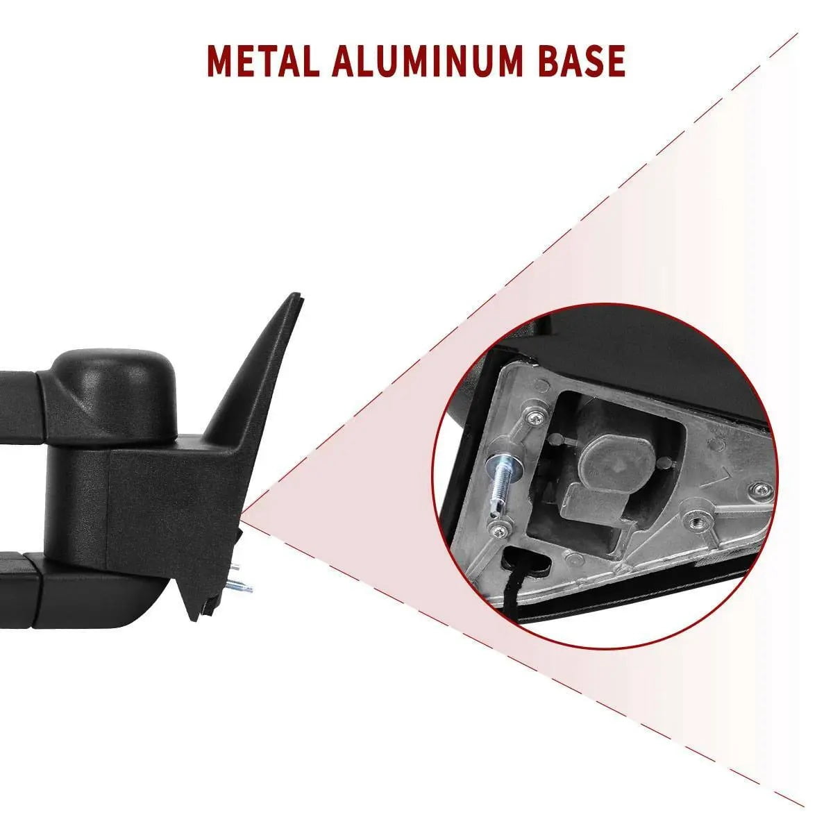 Ledkingdomus Power Side Towing Mirrors For 1988-1998 Chevy GMC C/K 1500 2500 3500 Truck Pair