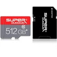 thumbnail image 2 of 512GB MicroSDXC, tarjeta de memoria rápida U3 A2 V30, incluye adaptador SD, ideal para 4K y Full HD, 2 of 6