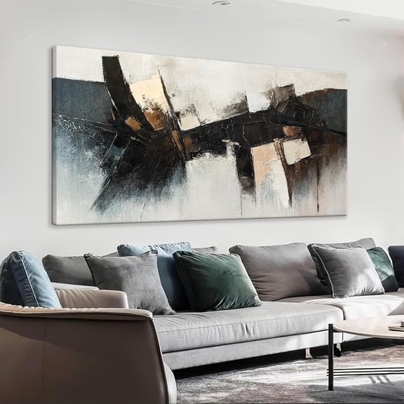 Aaheei Abstract Wall Art Wall Art Home Wall Decor Artwork Modern Black Canvas Art Wall Decor Painting Prints Pictures For Bedroom Office