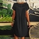 thumbnail image 5 of Vestidos Para Mujer Vestidos Casuales Moda Erógeno Cuello en V Sólido Manga Corta Vestido de Mezclilla Odeerbi  ODB157996, 5 of 9