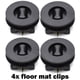 thumbnail image 5 of 4 clips para alfombras de coche, hebilla antideslizante, abrazadera de fijación para alfombras de suelo. Negro, 5 of 8