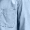 thumbnail image 4 of StSilkitty Button down Shirts for Men Long Sleeve Stand Collar Dress Shirt with Pocket Lightweight Soft Office Work Tops, 4 of 7
