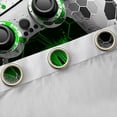 thumbnail image 4 of Feelyou Cartoon Game Console Black Out Curtains for Kids, Gamepad Gaming Curtains Pack of 2 (42x63 Each), Splash Honeycomb Green Bedroom Curtains, Blackout Curtains Room Decor, 4 of 6