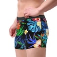 thumbnail image 4 of Disketp Colorful Flowers Men'S Boxer Briefs,Soft And Breathable Cotton Underwear With Comfortflex Waistband, 4 of 8