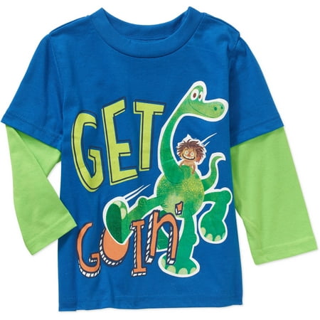 Disney The Good Dinosaur Toddler Boy 2Fer Long Sleeve Tee - Walmart.com