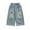 Blue#952, variant on LIIPEE Girl Boy Ripped Jean Pants Baggy Elastic Waist Straight Wide Leg Distressed Denim Trousers With Pockets Boys Stylish Weekend Pants,Blue,5-6 Years