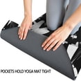 thumbnail image 3 of Black White Tie Dye Mandala Pattern Hot Yoga Mat Towel Non Slip for Hot Yoga - Quick-Drying Yoga Mat Cover with 4 Corner Pockets with Travel Bag - Hot Yoga Towel Non Slip 70"x26", 3 of 6